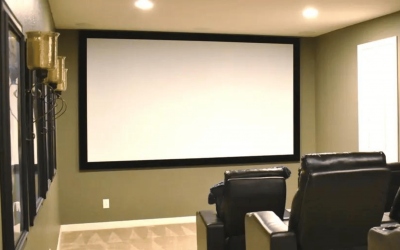 ¿Qué puedo usar para una pantalla de proyector?